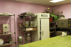 Lab with mixers